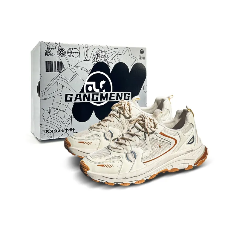 Hong Kong Meng Abrasion Resistant Breathable Height Increasing Low Top Chunky Sneakers Men's-10