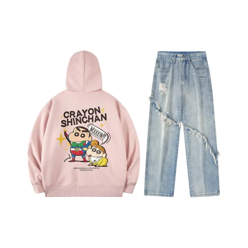 Crayon Shinchan Sweatshirt Set Unisex-43