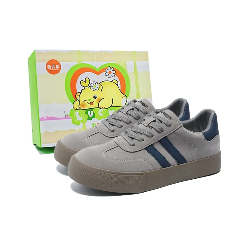 Budding Bear Slip Resistant, Abrasion Resistant, Lightweight, Height Increasing Low Top Skateboard Shoes Men's-5