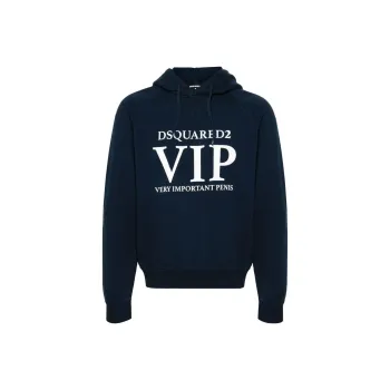 DSQUARED 2 Logo Printed Drawstring Hoodie