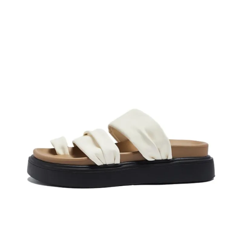 AGSDON PVC Chemical Fiber Abrasion Resistant Slide Slippers Women's-0