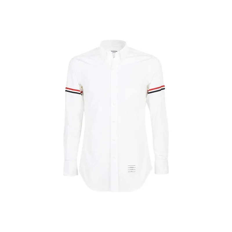 THOM BROWNE RWB Stripe Button-Up Shirt-0