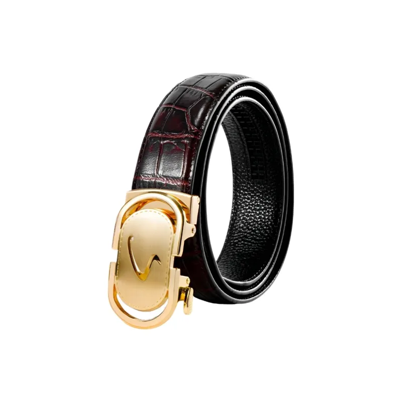 ROSEROOEN Cow Leather Belts Men's 3.5cm-10