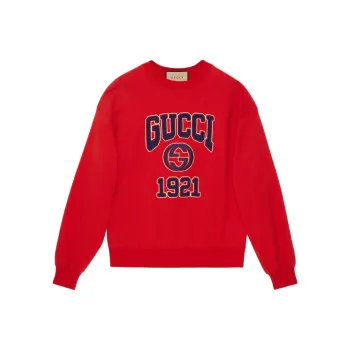 GUCCI Interlocking G Cotton Sweatshirt