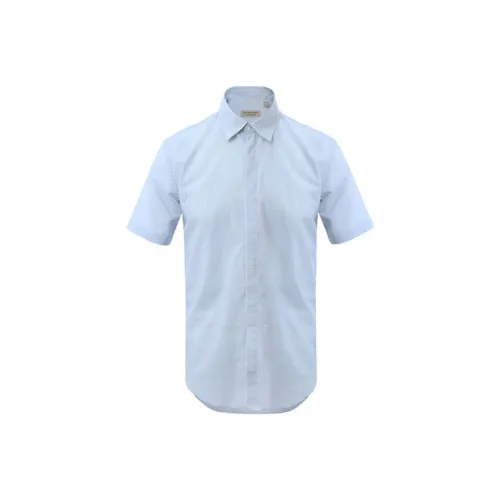 Burberry Shirt Men's Light Gray