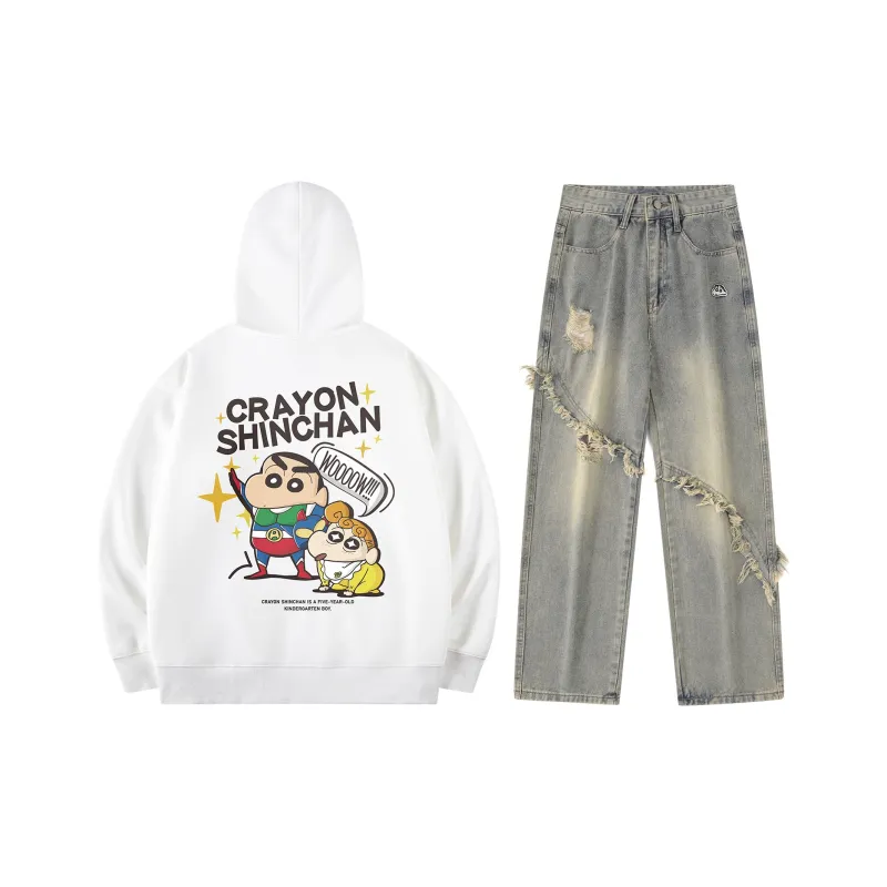 Crayon Shinchan Sweatshirt Set Unisex-7