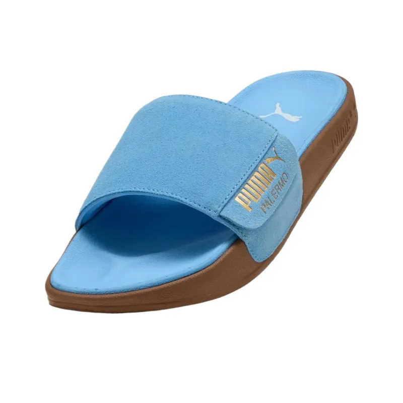 PUMA Leadcat 2.0 Slip Resistant Slide Slippers Unisex Light Blue-2