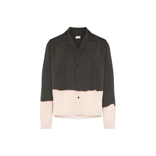 RHUDE Acid Wash Long Sleeve Button Down