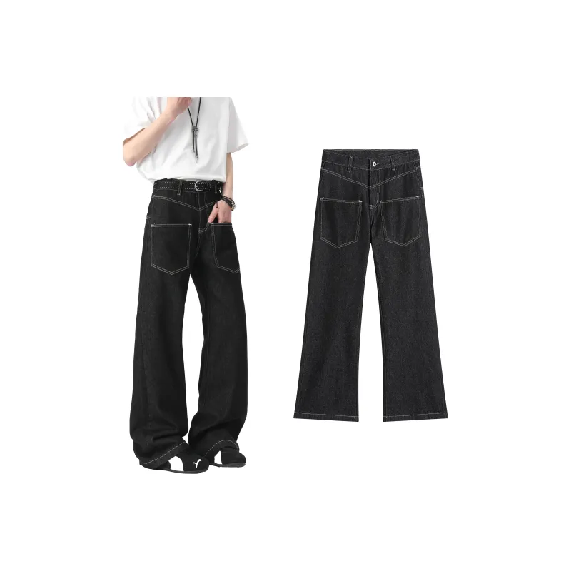 SCHEPPERHEYN Jeans Unisex Original Cow Black Extended Length-1
