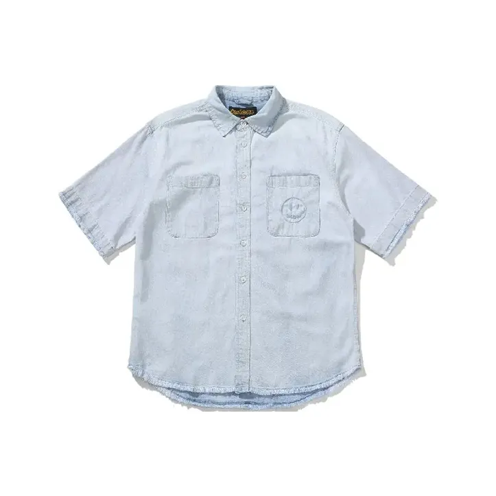 Drew House Lightweight Denim Ss Shirt-0