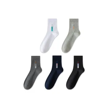 MIIOW Mid Calf Socks Men's 5 Pack