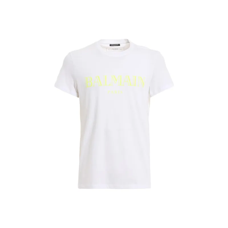 BALMAIN T Shirts Men White-0