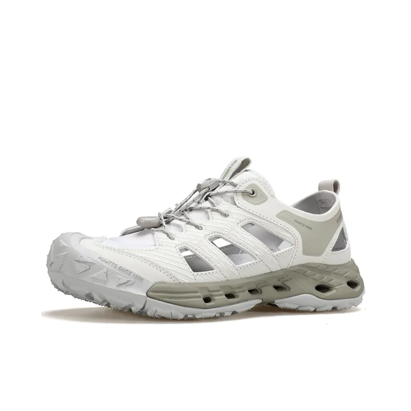 HUMTTO Slip Resistant, Odor Resistant, Breathable River Trekking Shoes Men's Beige Gray Matcha Green-1