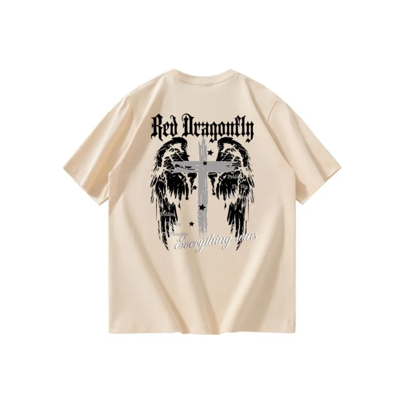 RED DRAGONFLY T Shirt Unisex Black-6