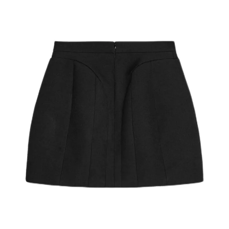 ZARA ZW Series Casual Short Skirts Women's Black-1