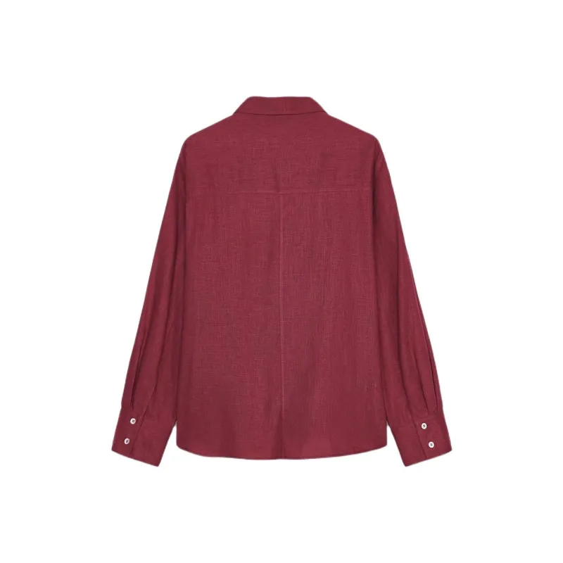 ZARA Shirts Women's Dark Red-1