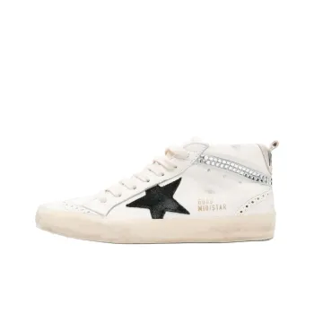Golden Goose Mid Star Low Top Skateboard Shoes Women's White