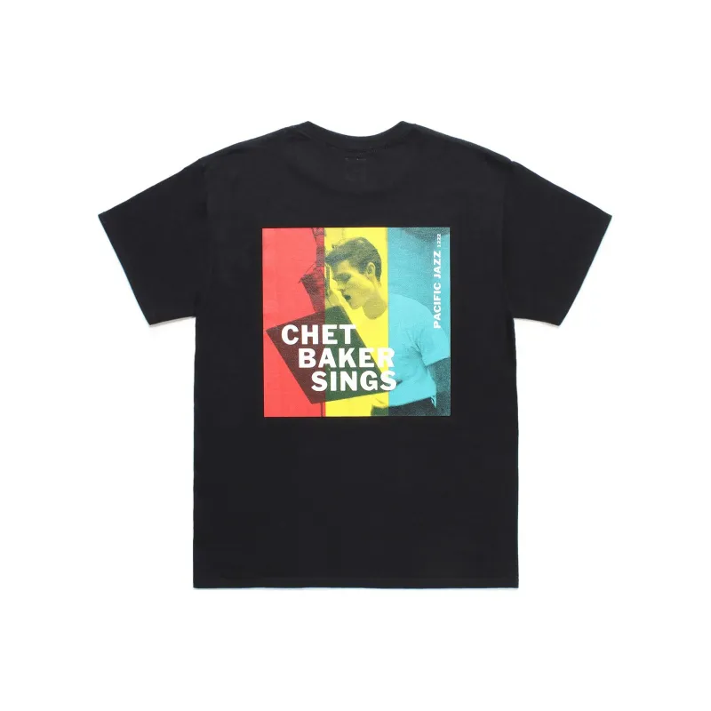 WACKO MARIA x CHET BAKER CHET BAKER Collaboration FW24 T-Shirt Unisex Black-0