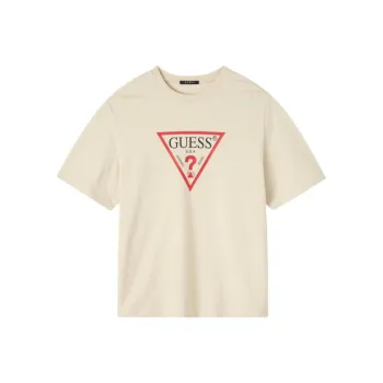GUESS T-Shirt Unisex Light Beige