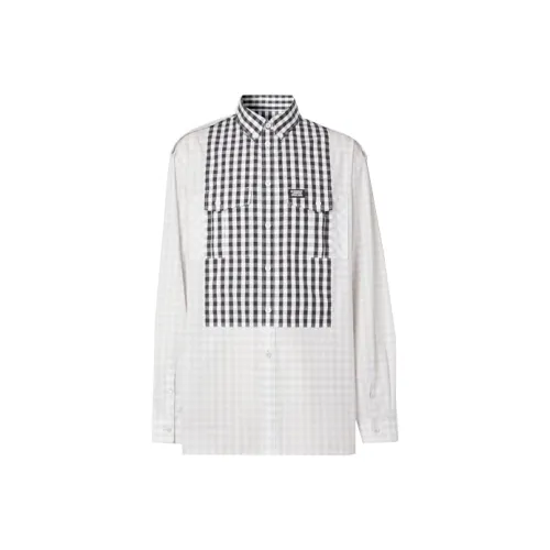 Burberry Shirt Men's Light Gravel Gray