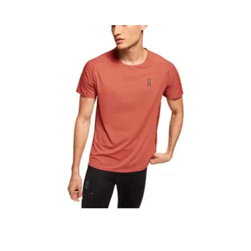 On Performance T Shirt Men's Orange Red