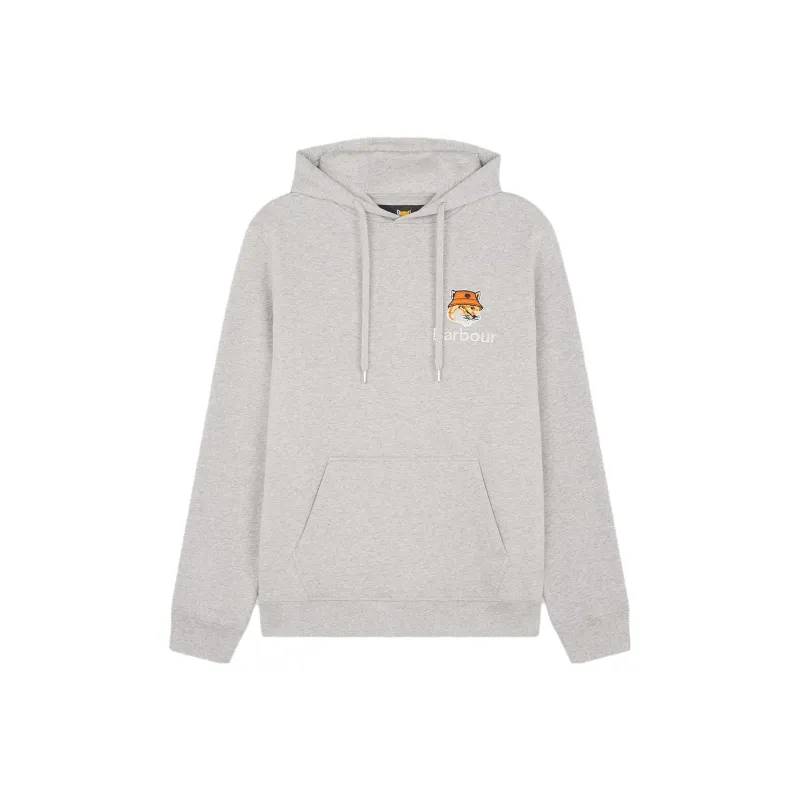 Maison Kitsune Barbour X Mk Fox Head Hoodie-0