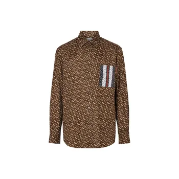 Burberry Shirts Unisex Brown