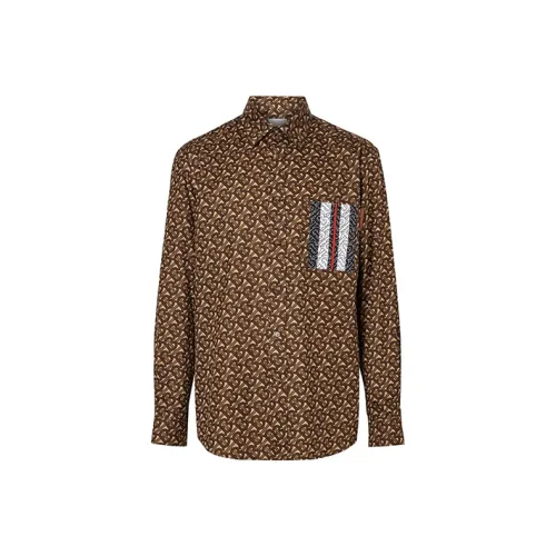 Burberry Shirts Unisex Brown