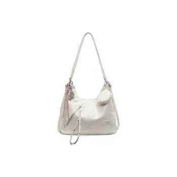 Yalu PU Backpack Women's Ecru/Black/Blue/Pink