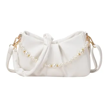 Yalu PU Crossbody Bag Regular Women's White/Ecru/Pink/Green/Black