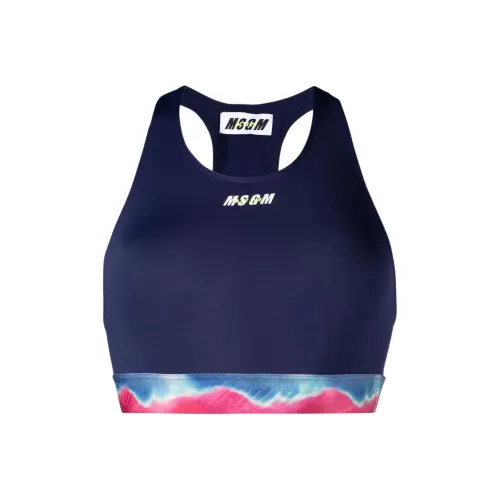 MSGM Tie dye Print Sports Bra
