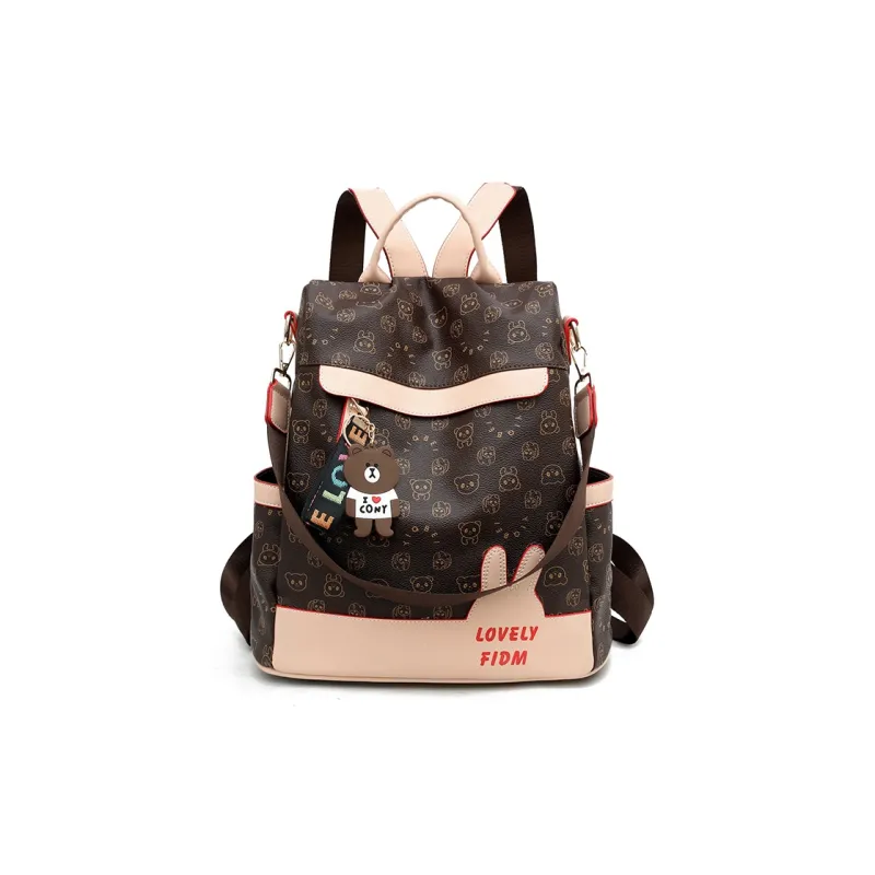Weymond PU Backpack Regular Women's Multicolor-6