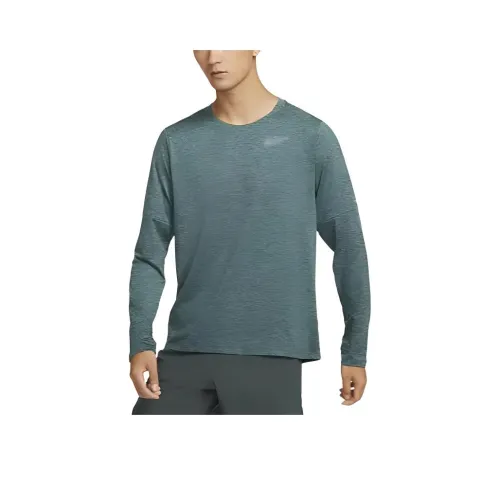 Nike Dri Fit ElementDri Fit T Shirt Men's Vintage Green