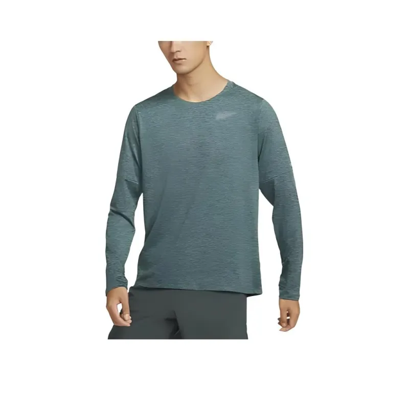 Nike Dri Fit ElementDri Fit T Shirt Men's Vintage Green-0