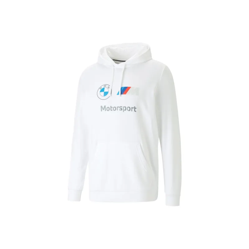 PUMA Hoodie ESS FT BMW M Motorsport Sweatshirt Men's White-0