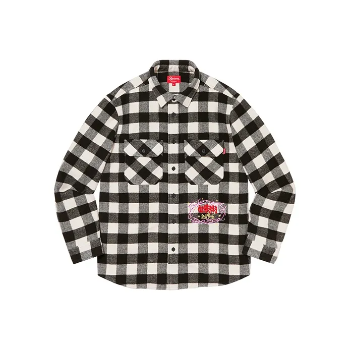 Supreme 1 800 Buffalo Plaid Shirt-0