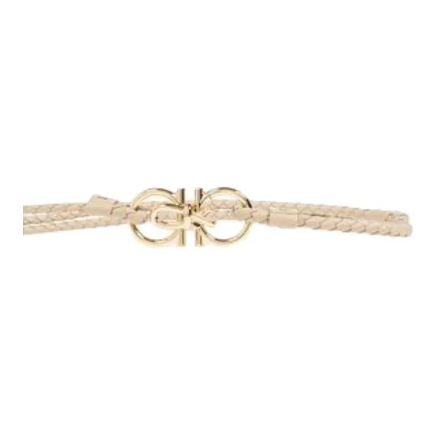 Ferragamo Braided Logo Detail Belt-2
