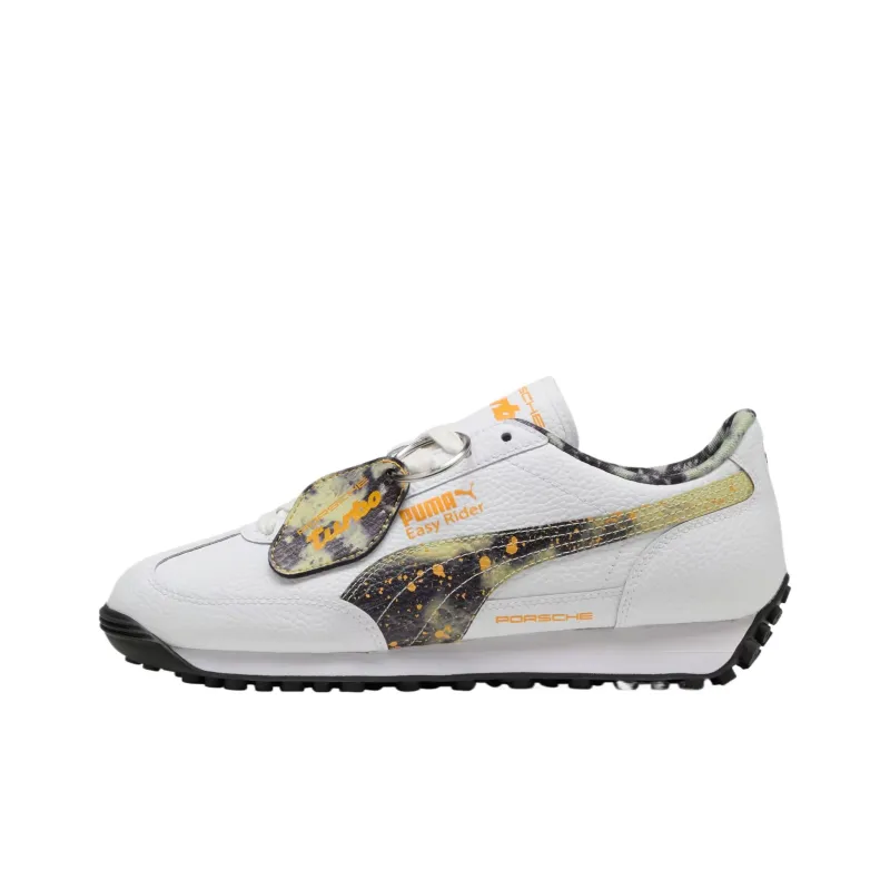 PUMA Easy Rider Cushioning, Wear Resistant Low Top Training Shoes Men's White-0