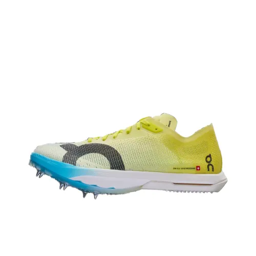 On Anti Slip Wear Resistant Low Top Racing Running Shoes Women's Yellow