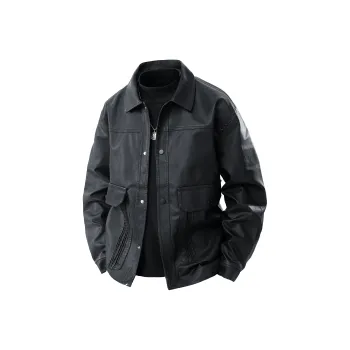 HOZZS Jackets Coats Unisex Black