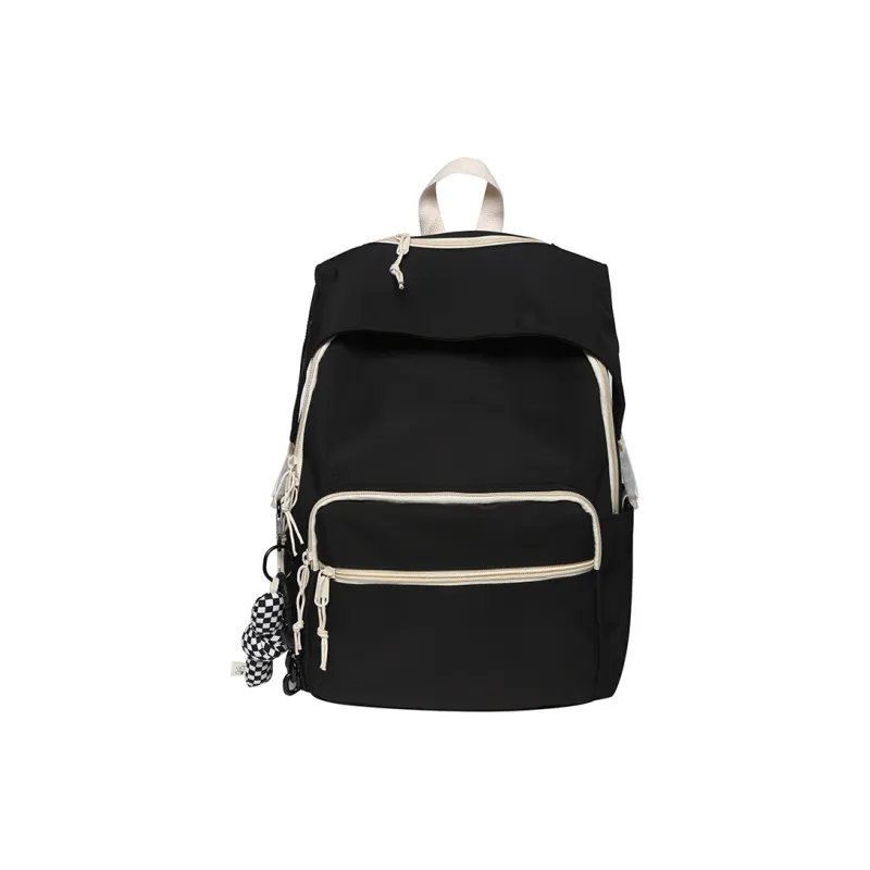H YXIANG Nylon Backpack Regular Unisex White&Red/Red&Blue/Black-6