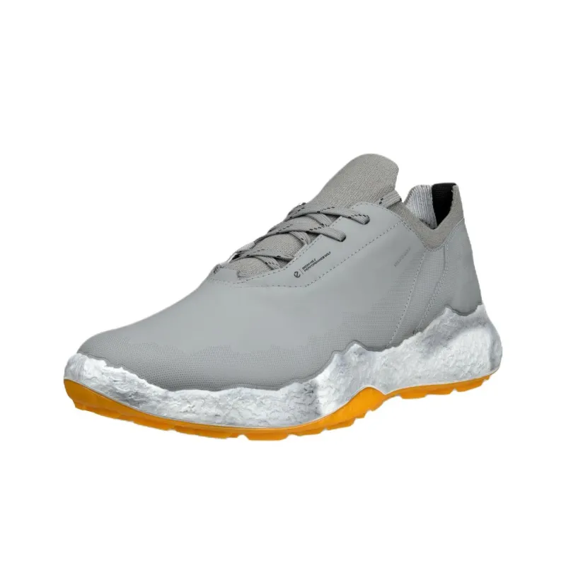 Ecco GOLF BIOM H5 Waterproof Low Top Golf Shoes Men's Gray-1