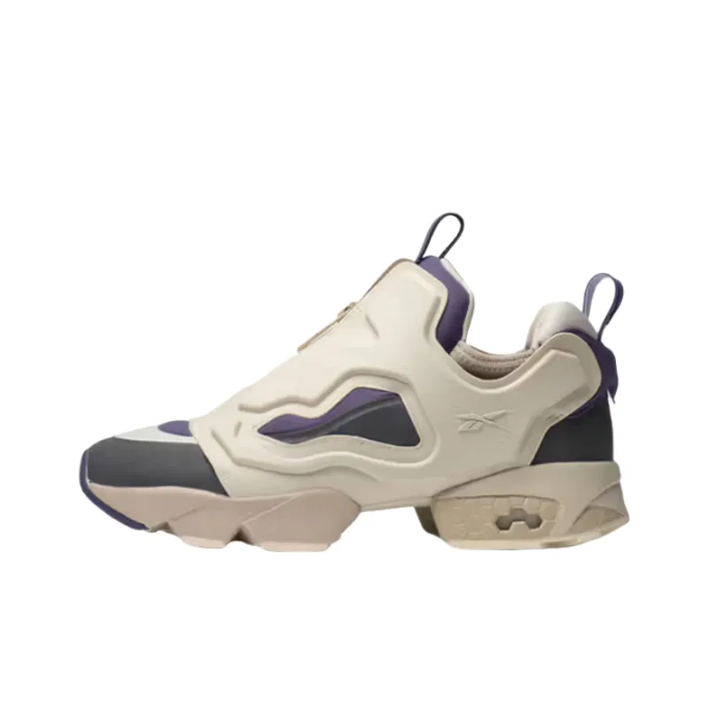 Footpatrol X Hiking Patrol x Reebok Instapump Fury Anti Slip Wear Resistant Low Top Casual Shoes Unisex Beige-0