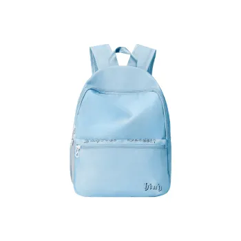 HINY Polyester Student Backpack Unisex Blue