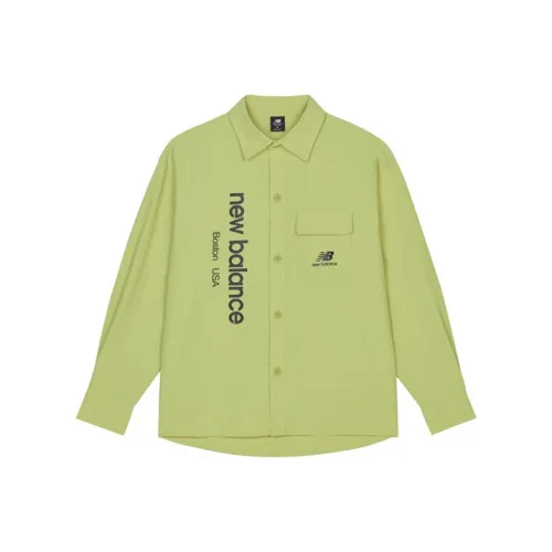 New Balance Shirts Men Green