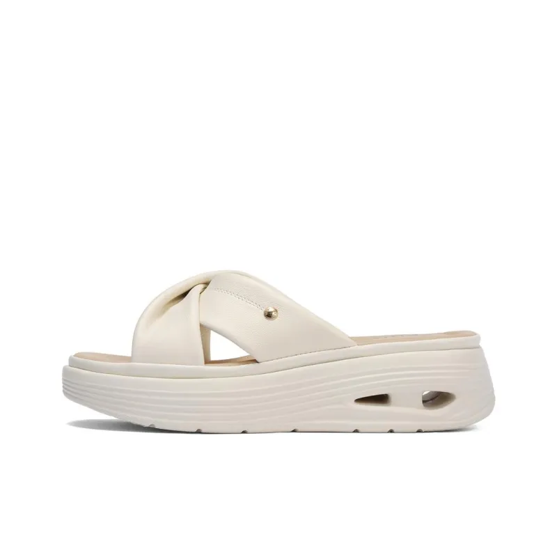 Senda Leather Patchwork Slide Slippers Women's-0