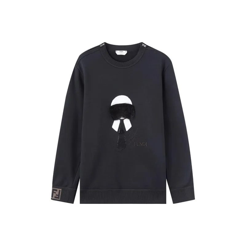 FENDI X Karl Lagerfield Karl Monster Sweatshirt-0