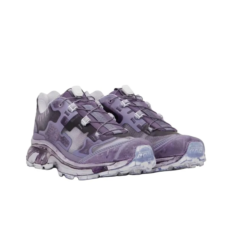 SALOMON x 11 BY BORIS BIDJAN SABERI Bamba 5 Low Top Casual Shoes Men's Purple-2