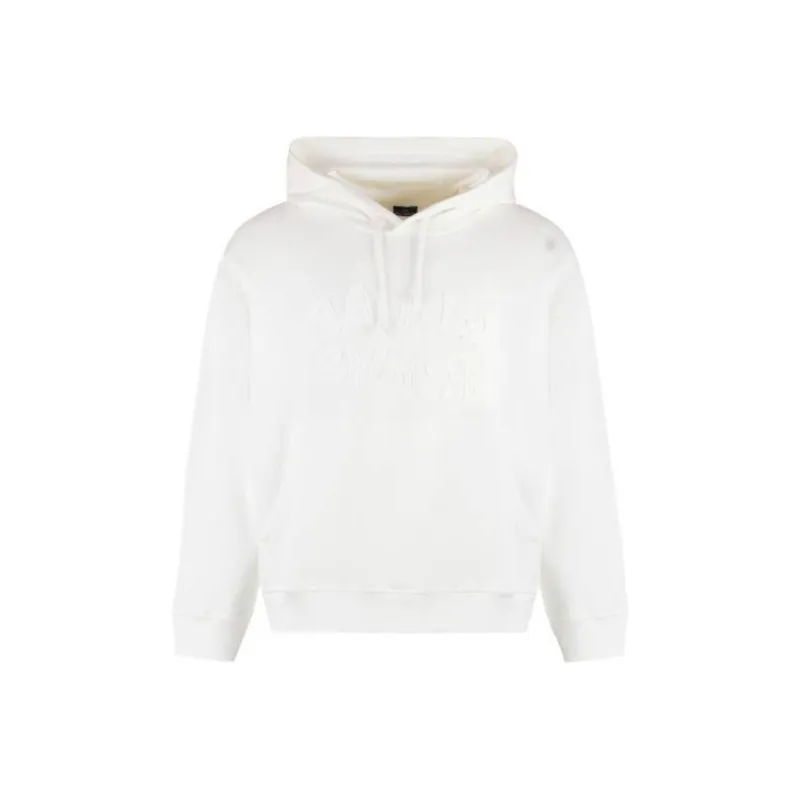Paul & Shark Logo embroidered Cotton Hoodie-0