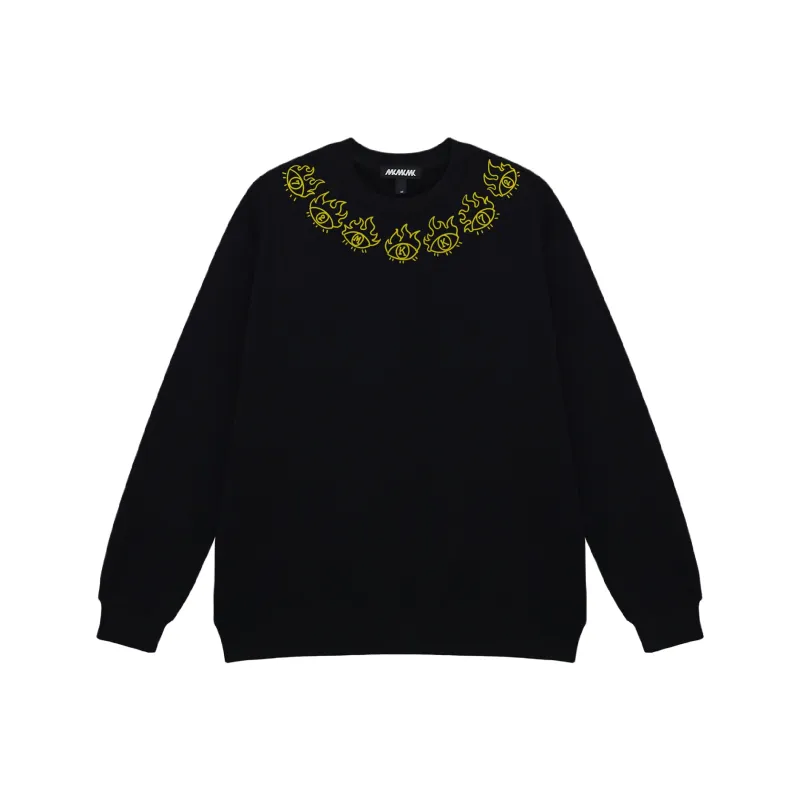 MK MONKEY KING Sweatshirt Unisex Black-0